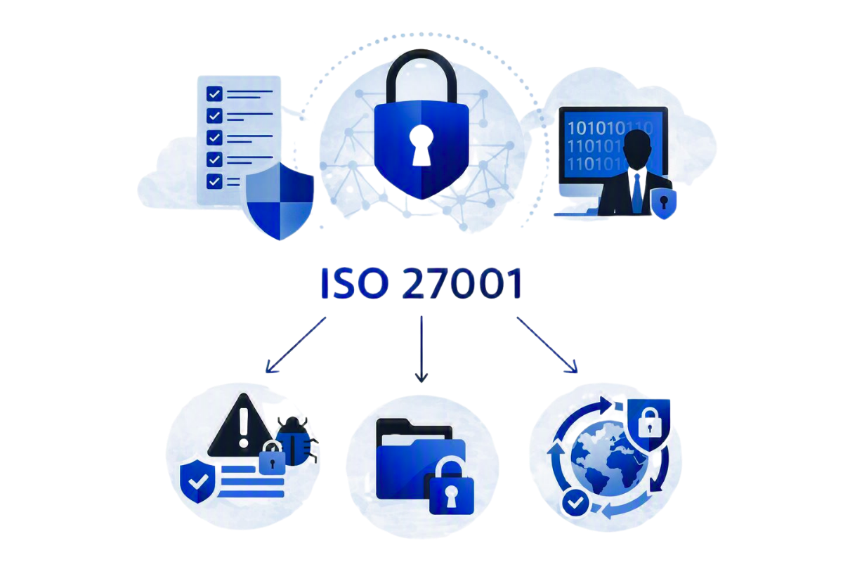 Grafische Darstellung zur ISO 27001